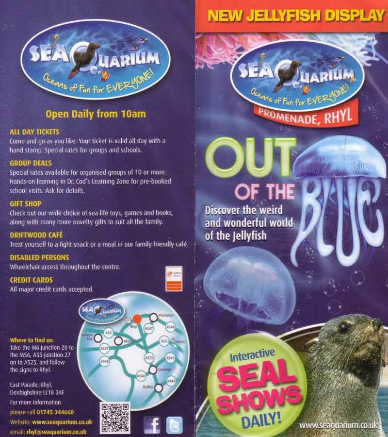 Chestertourist.com - Rhyl Sea Aquarium Page Two CLOSED